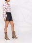 Woolrich Geruite blouse Beige - Thumbnail 4