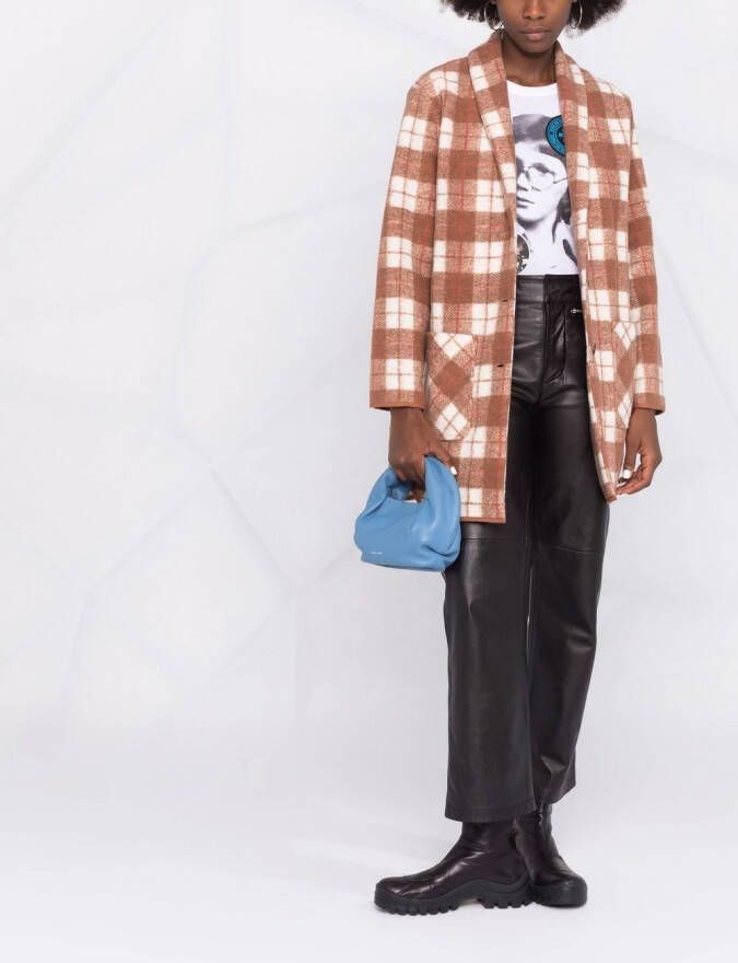 Woolrich Geruite jas Bruin