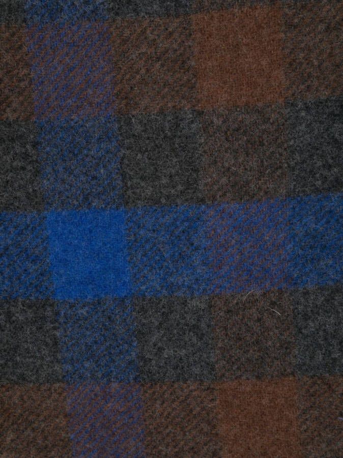 Woolrich Geruite sjaal Blauw