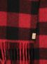 Woolrich Geruite sjaal Rood - Thumbnail 3