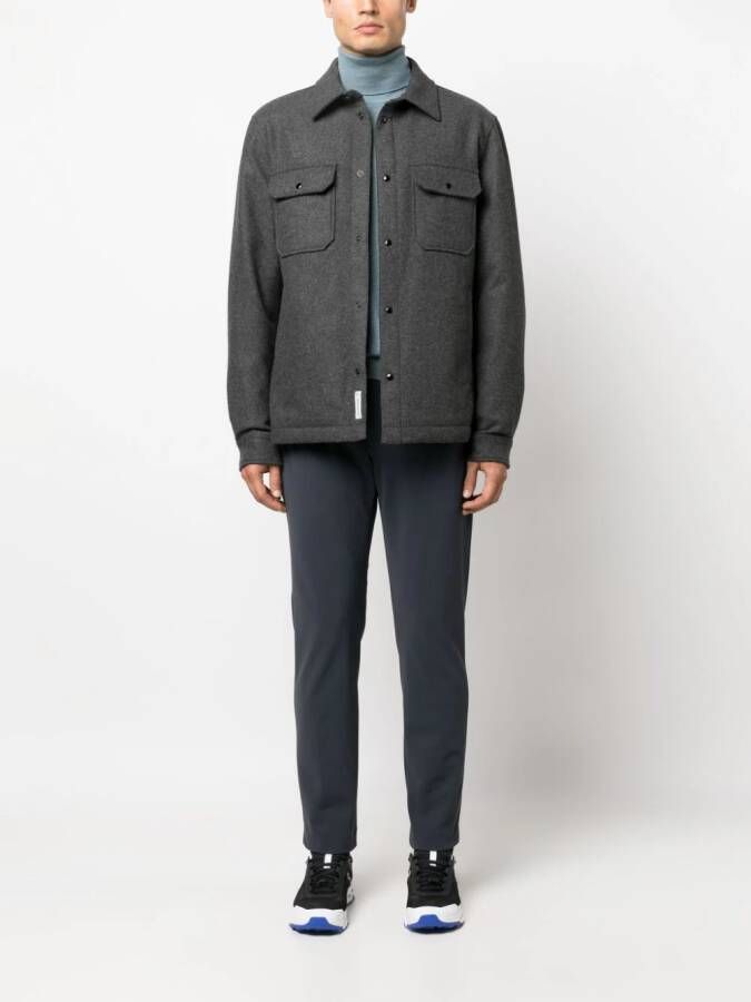 Woolrich Gewatteerd overhemd Grijs