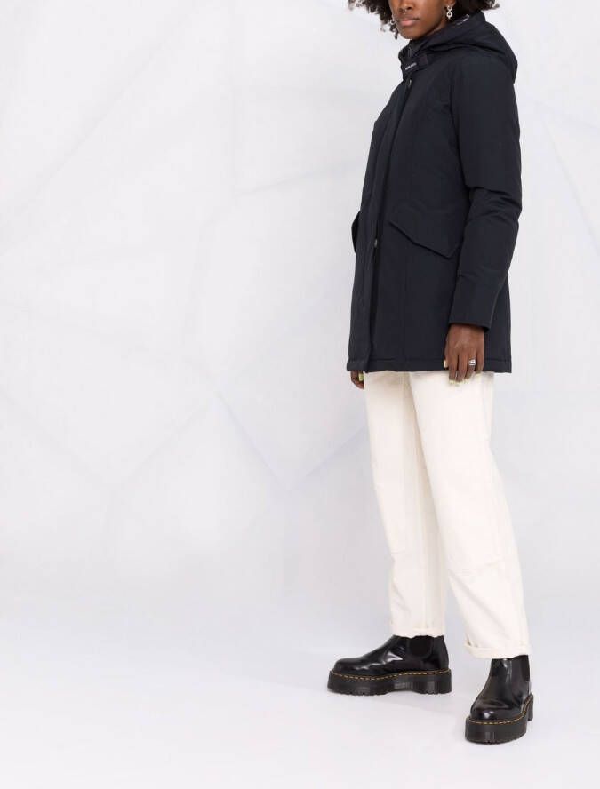 Woolrich Jas met capuchon Blauw