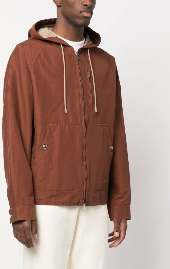 Woolrich Jack met capuchon Bruin