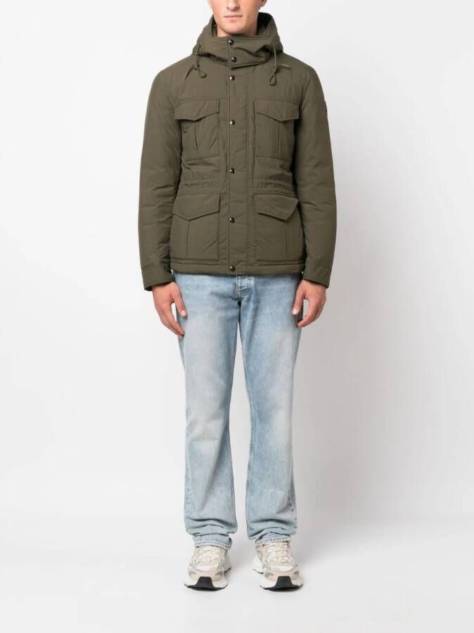 Woolrich Jack met capuchon Groen