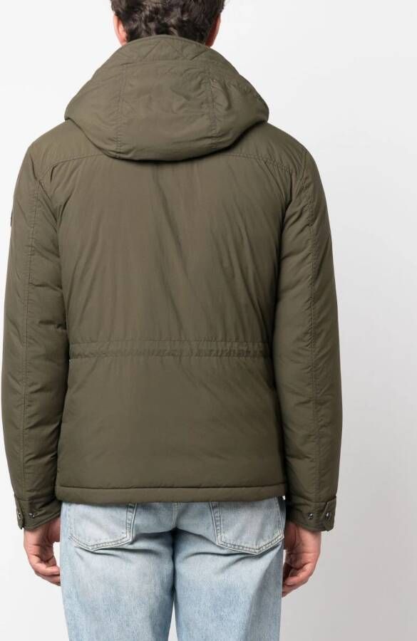 Woolrich Jack met capuchon Groen