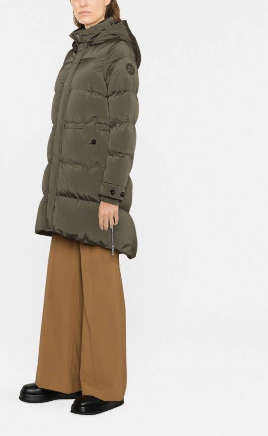 Woolrich Jas met capuchon Groen