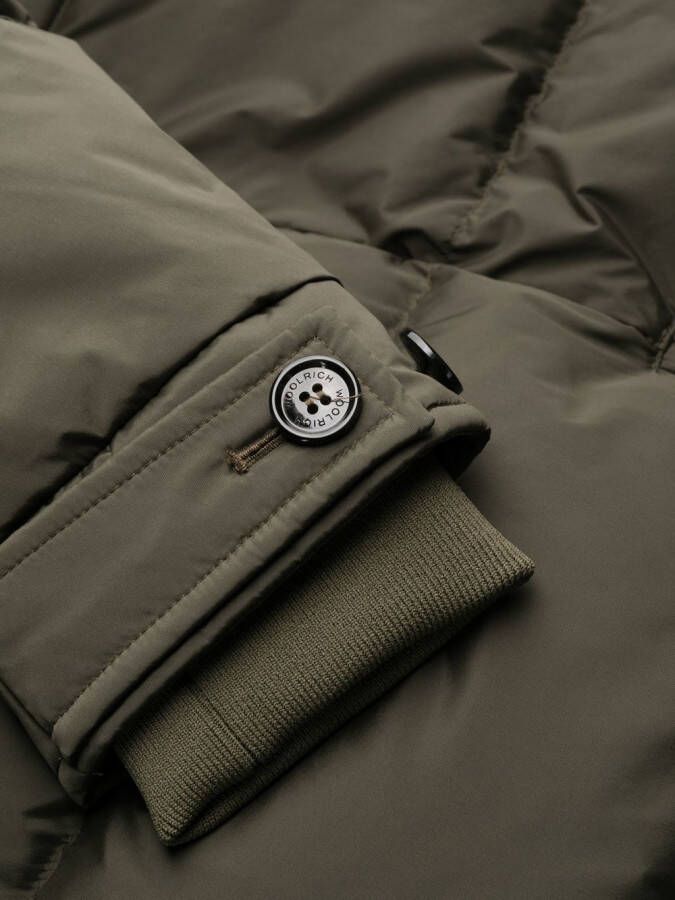 Woolrich Jas met capuchon Groen