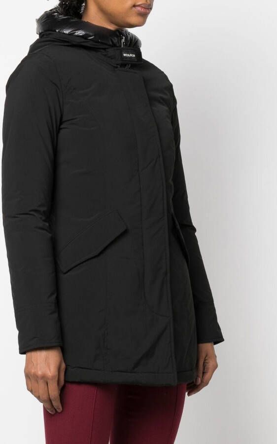 Woolrich Jas met capuchon Zwart