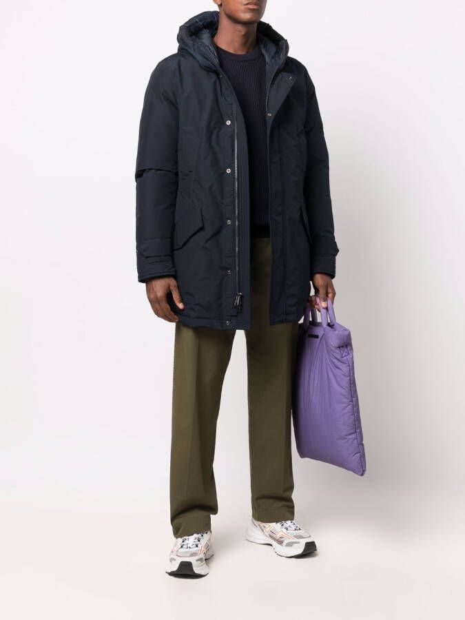 Woolrich Jas met capuchon Blauw