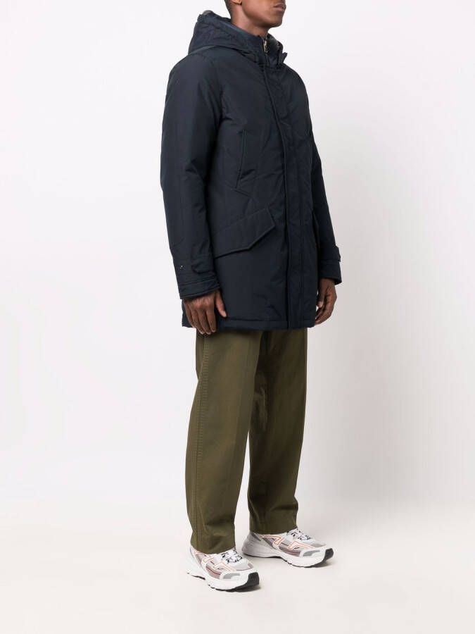 Woolrich Jas met capuchon Blauw