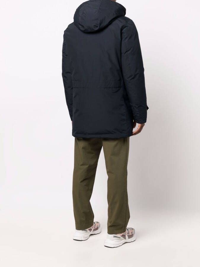 Woolrich Jas met capuchon Blauw