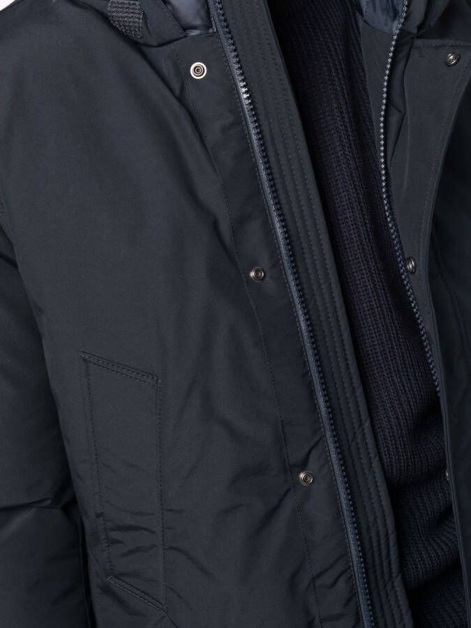 Woolrich Jas met capuchon Blauw