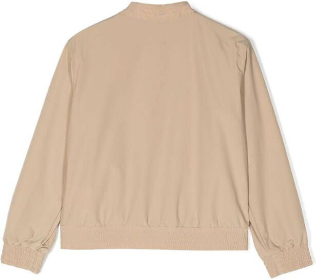 Woolrich Kids Bomberjack met rits Beige