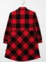 Woolrich Kids Geruite jurk Rood - Thumbnail 2