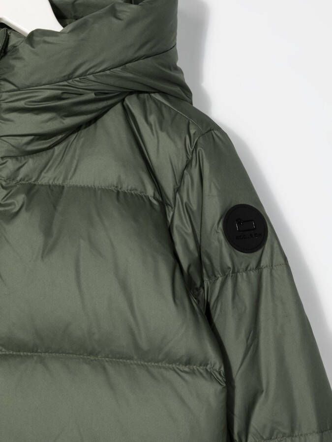 Woolrich Kids Gewatteerde jas Groen