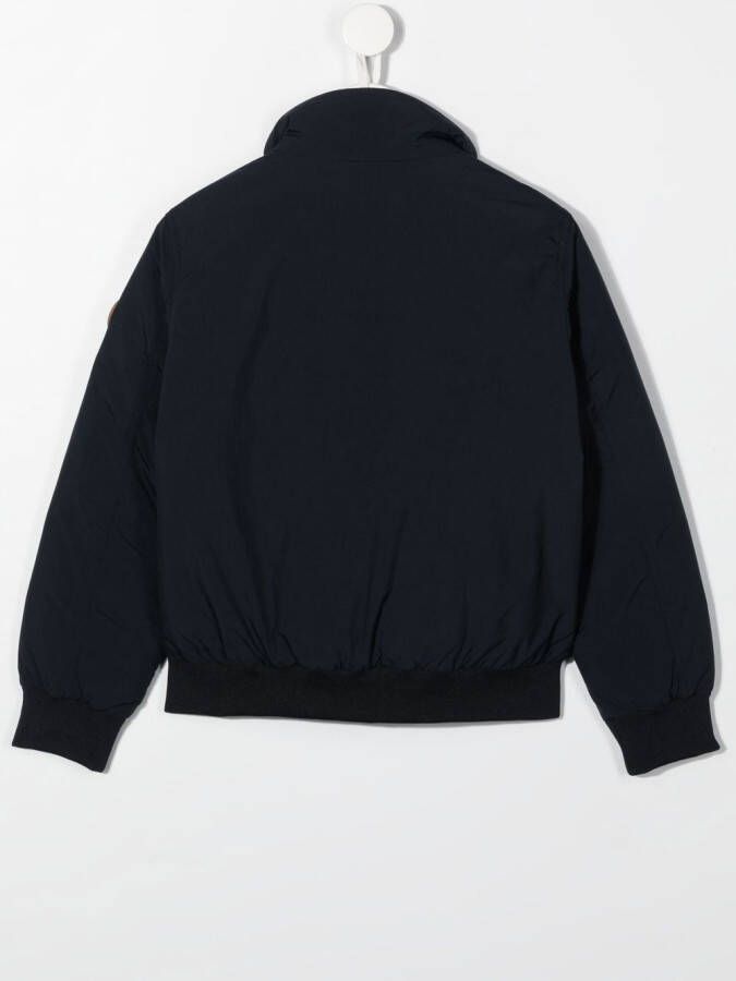 Woolrich Kids Jack met contrasterende kraag Blauw