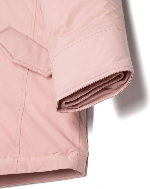 Woolrich Kids Parka met capuchon Roze