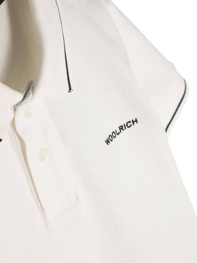 Woolrich Kids Poloshirt Wit