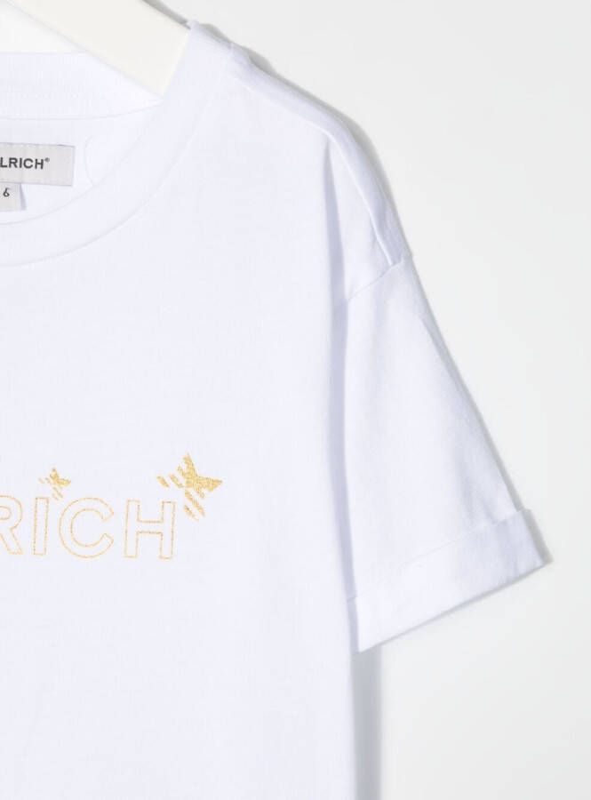 Woolrich Kids T-shirt met logoprint Wit