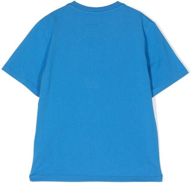 Woolrich Kids T-shirt met print Blauw