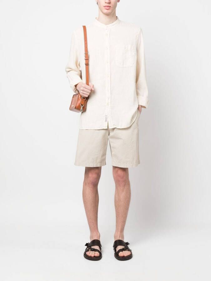 Woolrich Linnen overhemd Beige