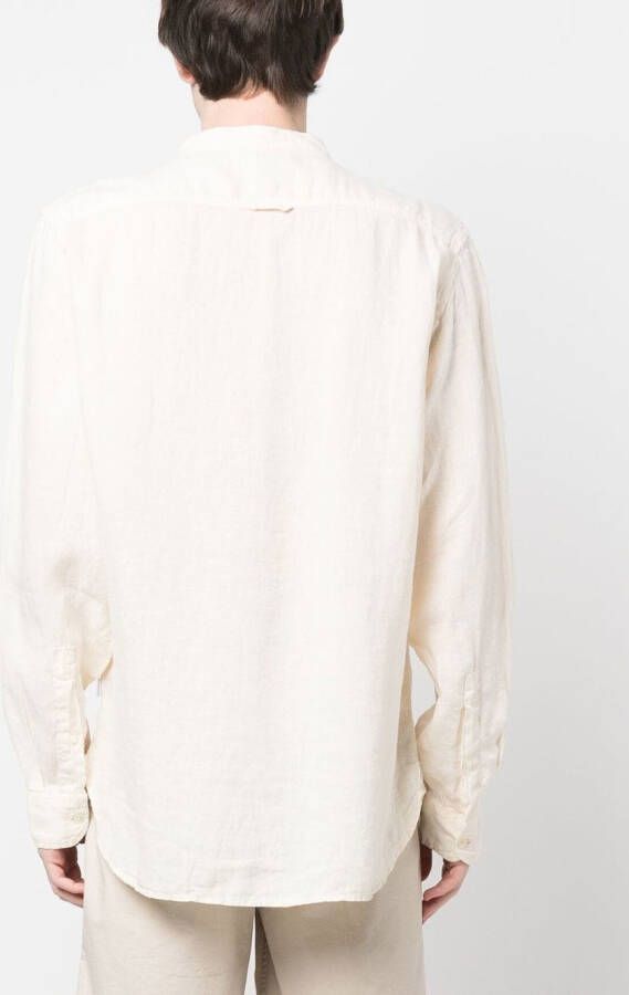 Woolrich Linnen overhemd Beige