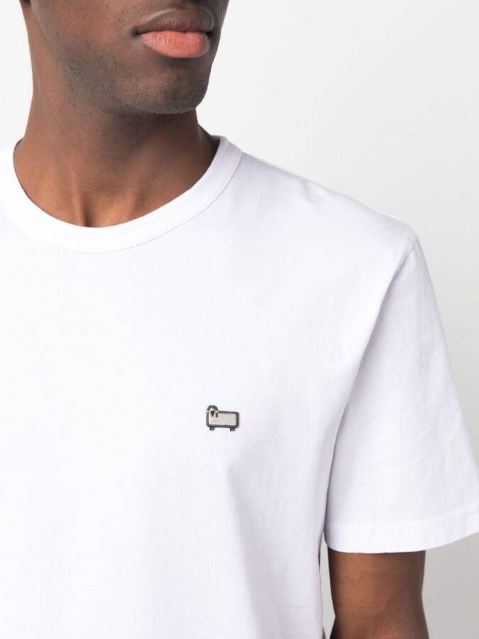 Woolrich T-shirt met logo-applicatie Wit