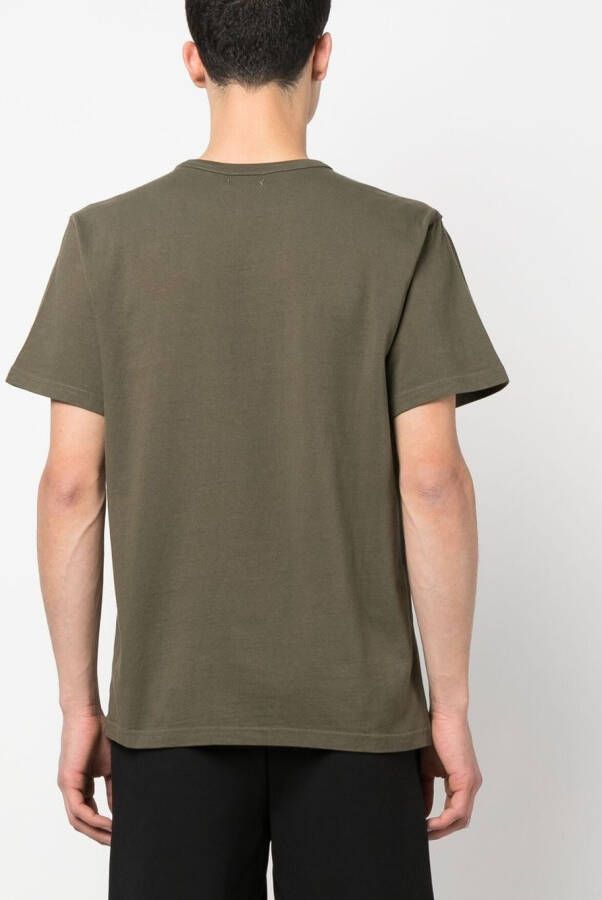 Woolrich T-shirt met logoprint Groen