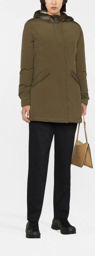 Woolrich Jas met capuchon Groen