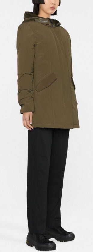 Woolrich Jas met capuchon Groen
