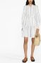 Woolrich Mini-jurk met gestrikte taille Wit - Thumbnail 2