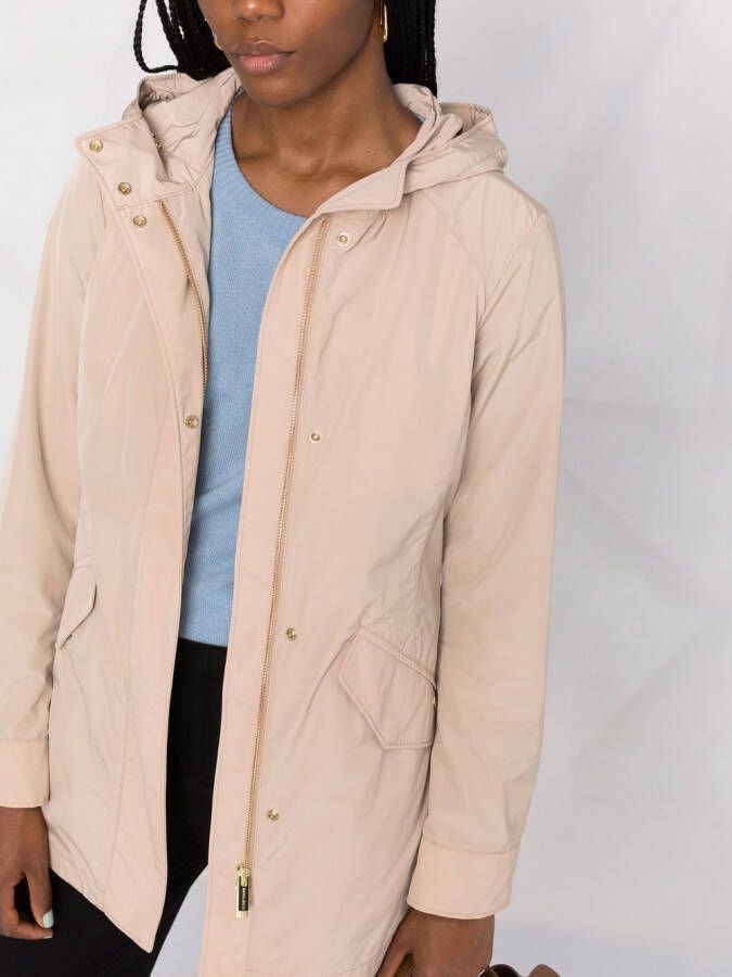 Woolrich Parka met knopen Beige