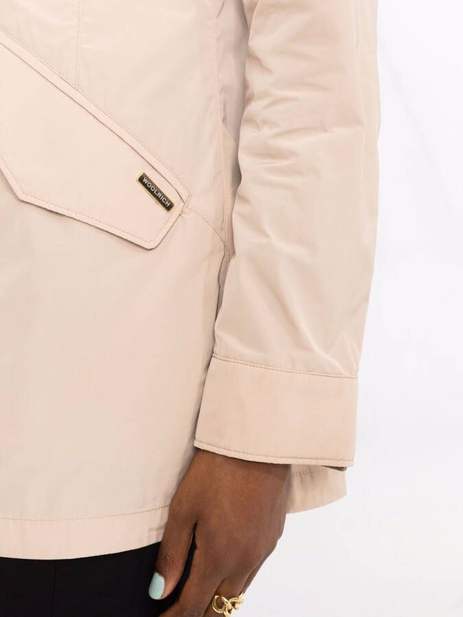 Woolrich Parka met knopen Beige