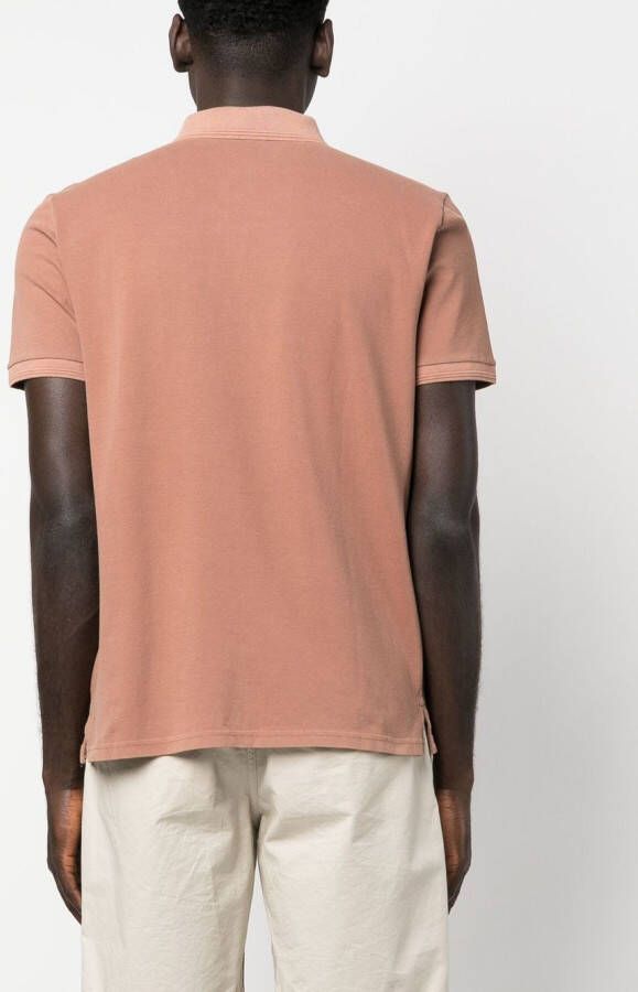 Woolrich Poloshirt met geborduurd logo Bruin