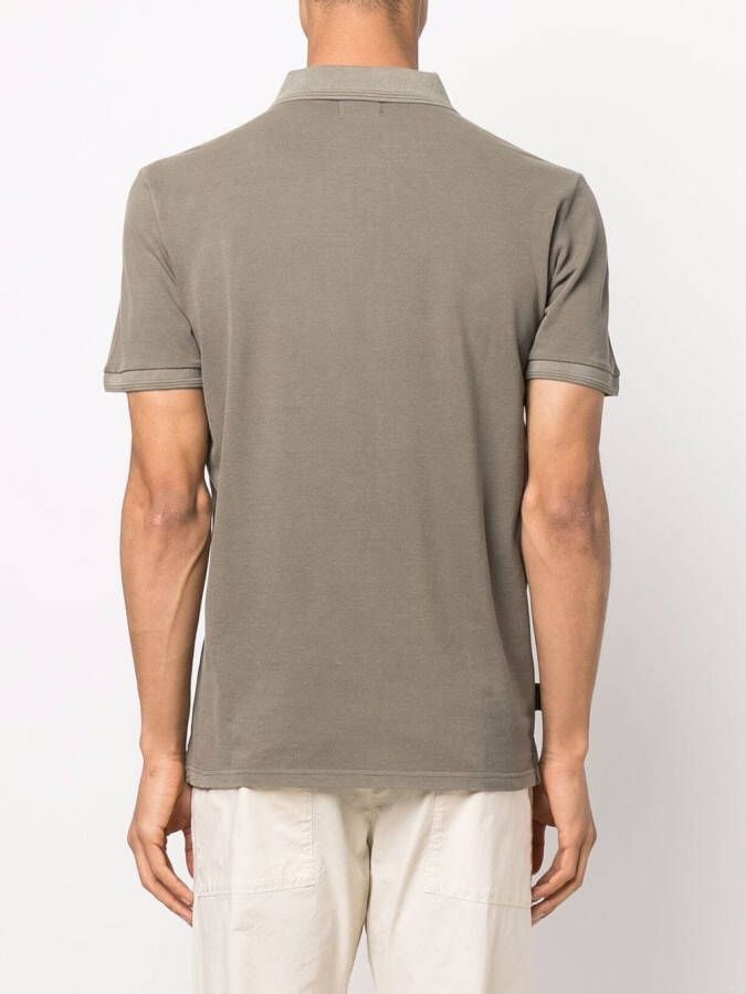 Woolrich Poloshirt met logopatch Groen
