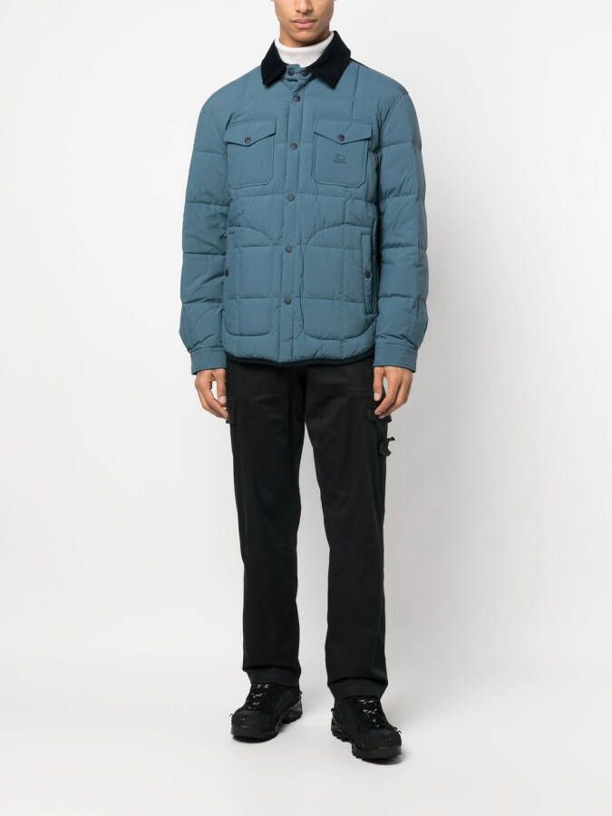 Woolrich Gewatteerd jack Blauw