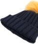 Woolrich Ribgebreide muts Blauw - Thumbnail 2
