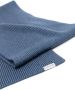 Woolrich Ribgebreide sjaal Blauw - Thumbnail 3
