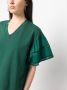 Woolrich T-shirt met ruche mouwen Groen - Thumbnail 5