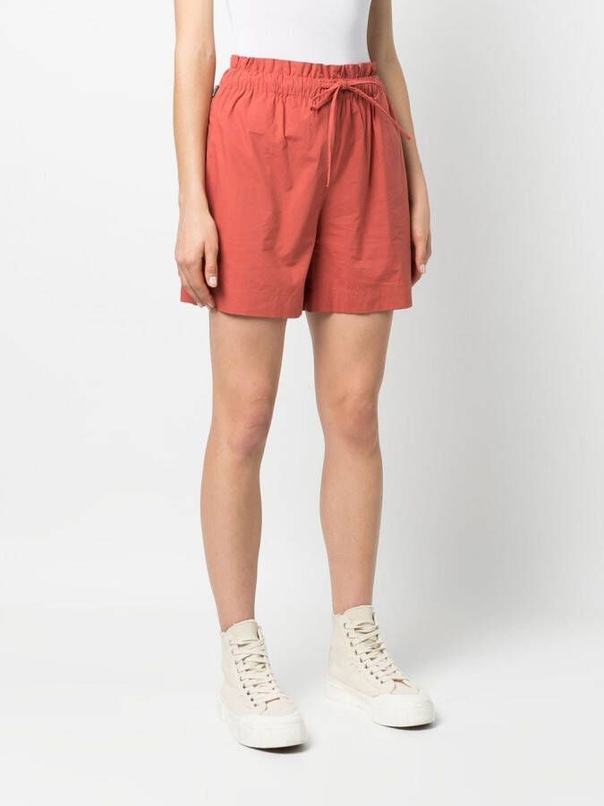 Woolrich Shorts met trekkoordtaille Rood