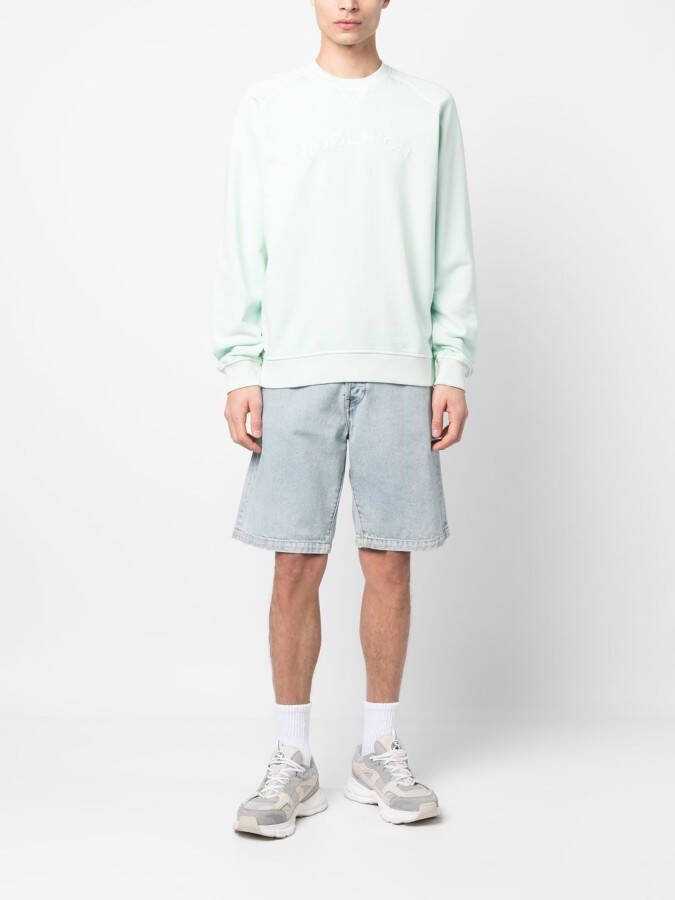 Woolrich Sweater met geborduurd logo Groen
