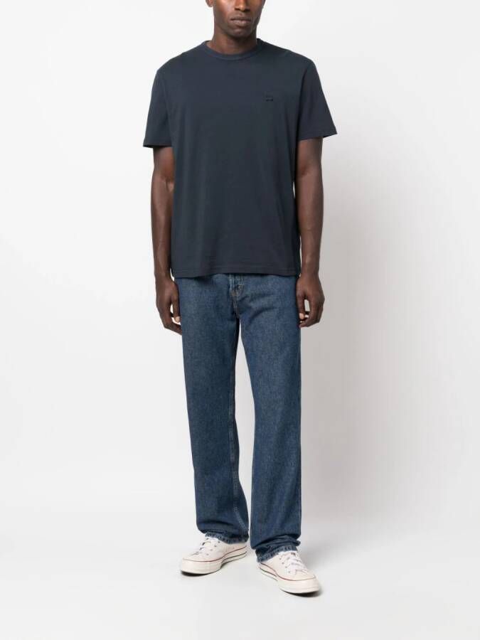 Woolrich T-shirt met logopatch Blauw