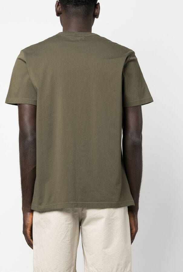 Woolrich T-shirt met logopatch Groen