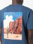 Woolrich T-shirt met logoprint Blauw - Thumbnail 5