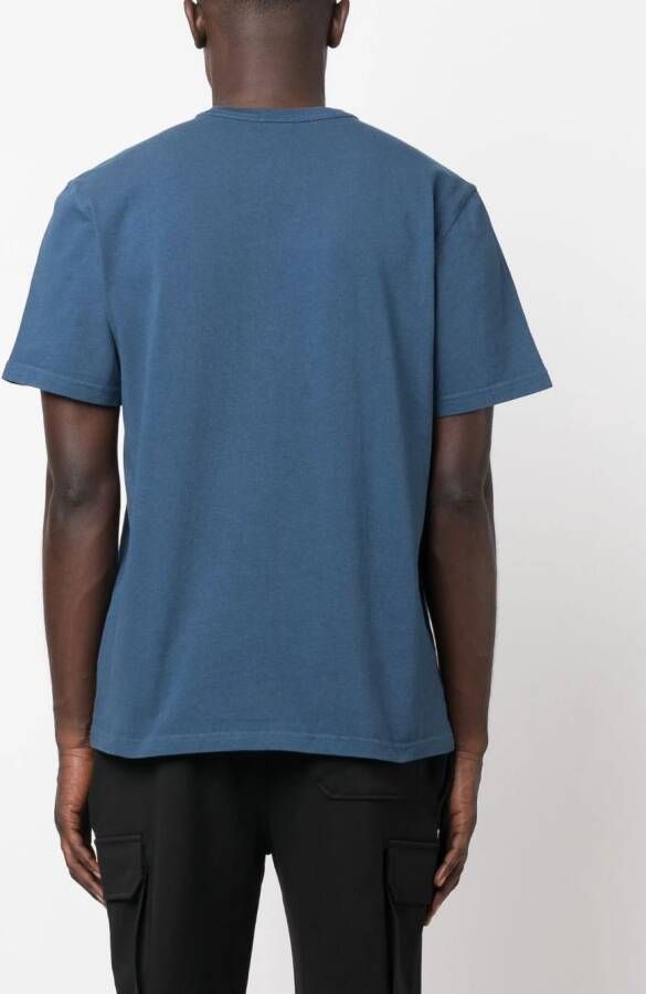 Woolrich T-shirt met logoprint Blauw
