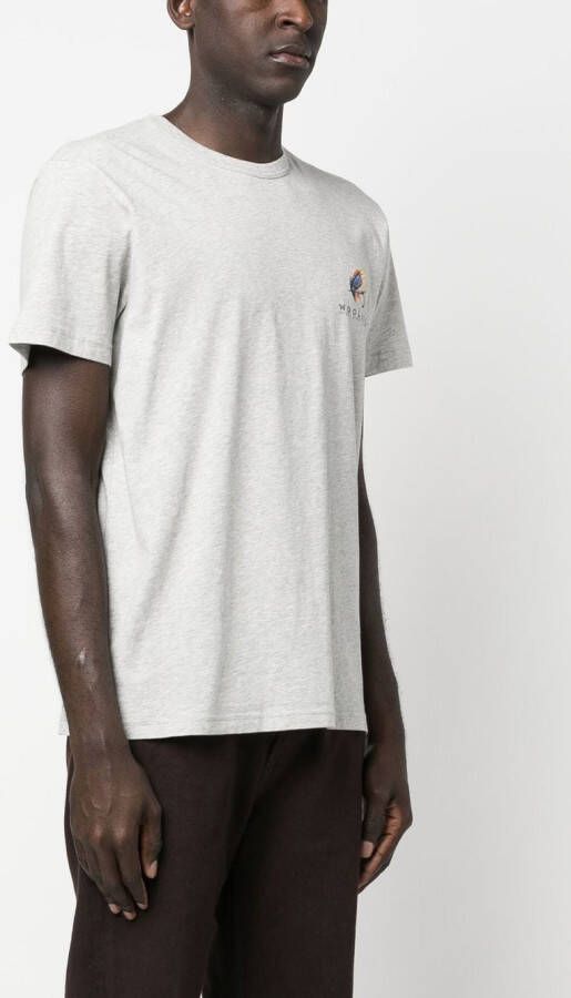Woolrich T-shirt met logoprint Grijs