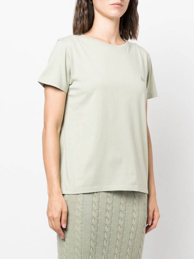 Woolrich T-shirt met logoprint Groen