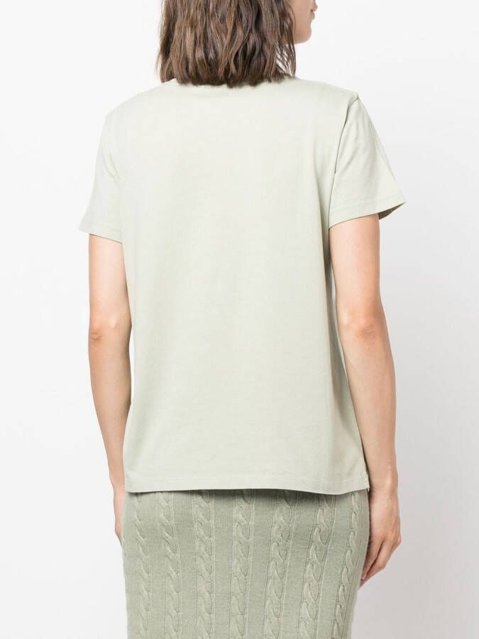 Woolrich T-shirt met logoprint Groen