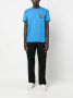 Woolrich T-shirt met patch Blauw - Thumbnail 2
