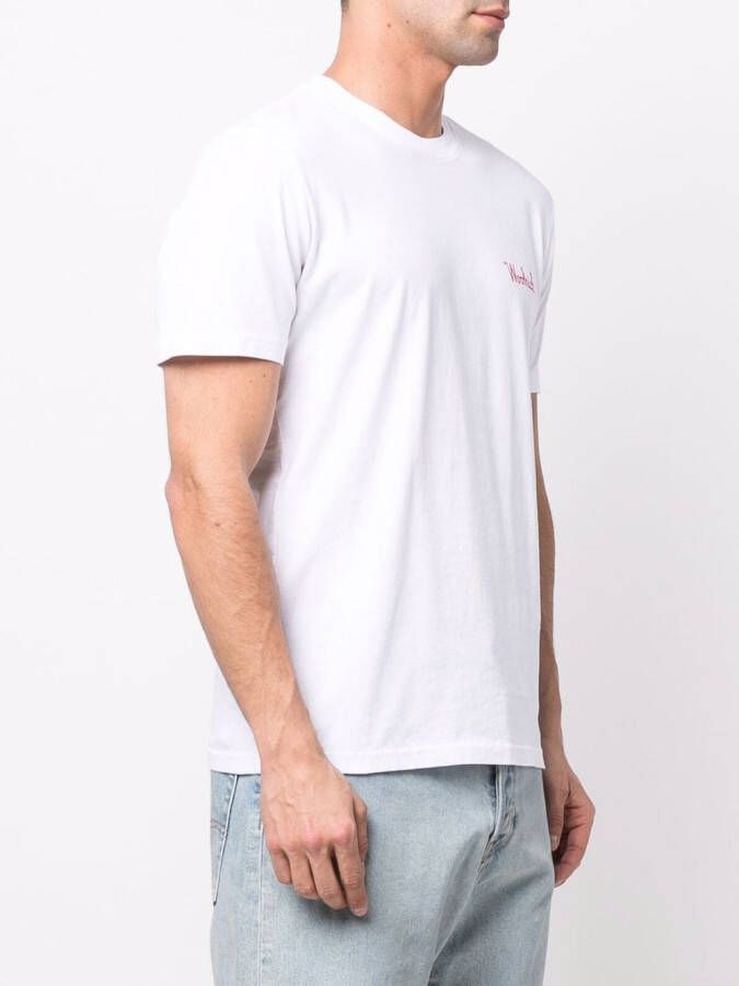 Woolrich T-shirt met print Wit